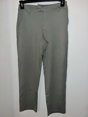 Women’s Gray Straight-Leg Dress Pants - Tailored Everyday Pant